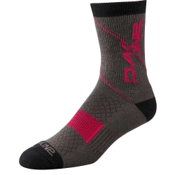 Skarpetki Dakine Berm Crew Grey Red